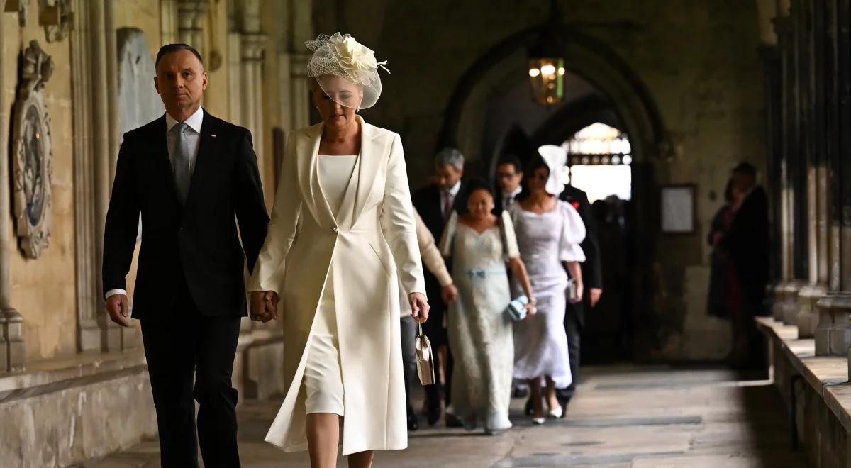 Polska para prezydencka uczestniczyła w koronacji Karola III. Szereg rozmów Andrzeja Dudy