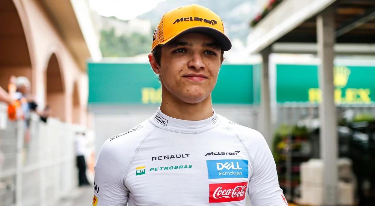 Formuła 1: kierowca McLarena Lando Norris z koronawirusem