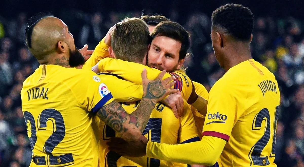 La Liga. Barcelona wyszarpała zwycięstwo z Betisem, Messi głównym asystentem