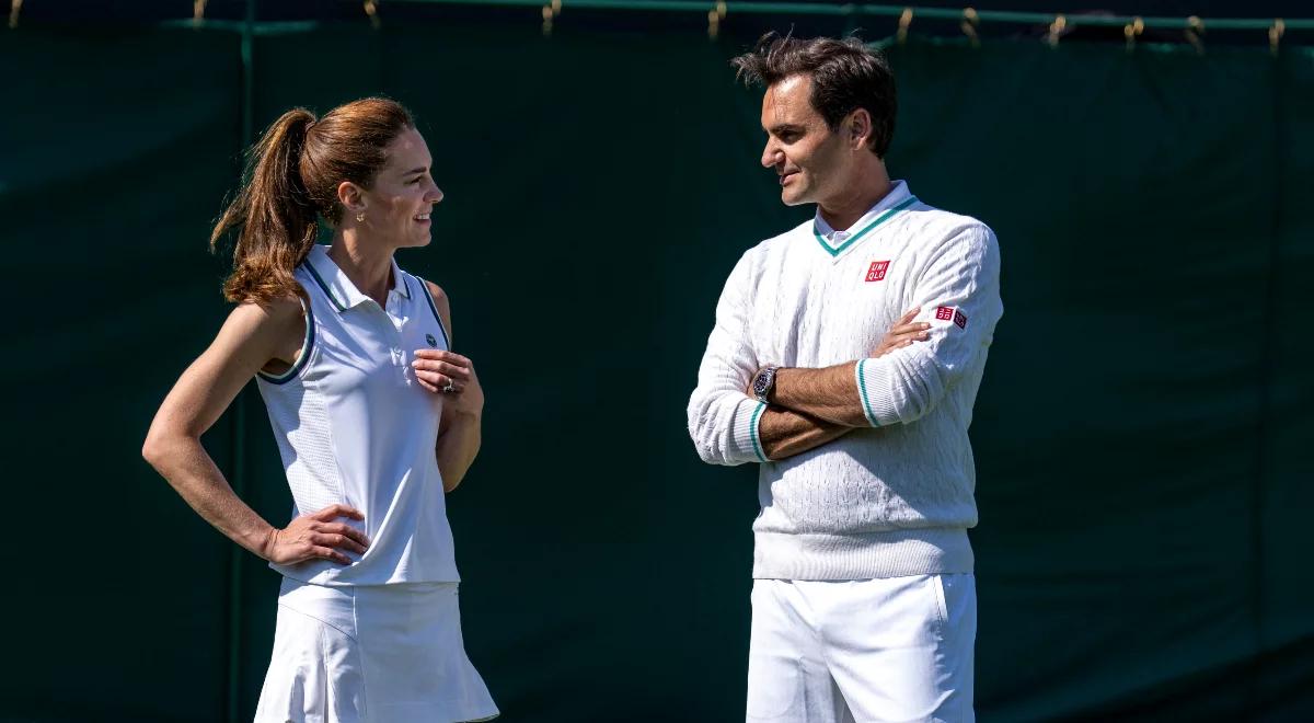 Wimbledon 2023. Księżna Kate vs król Roger Federer. Doszło do obrazy majestatu?