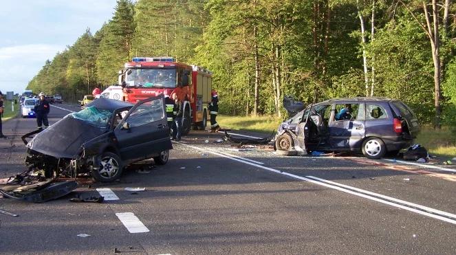 9 osób rannych. Wypadek na siódemce k. Nidzicy