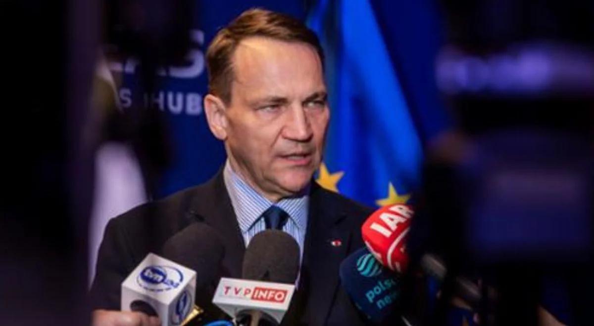 Radosław Sikorski udaje się do USA. W planach m.in. rozmowa z sekretarzem stanu Antonym Blinkenem