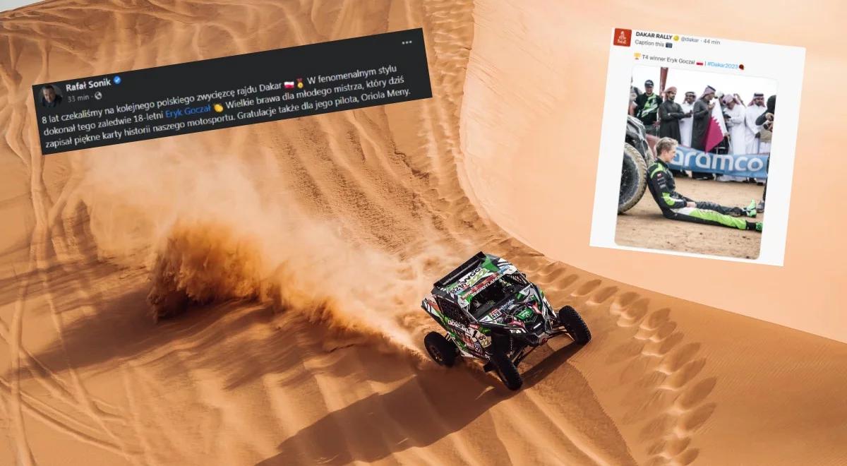 Dakar 2023. Polska czekała na to osiem lat! Sonik pod wrażeniem Goczała. "Zwycięstwo całej rodziny"