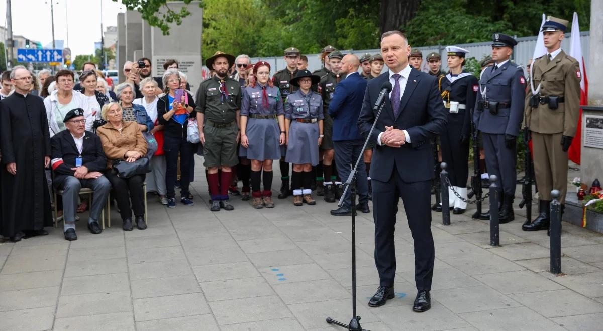 Prezydent: bohaterem Powstania była cała, cierpiąca niewinnie, bezbronna ludność Warszawy