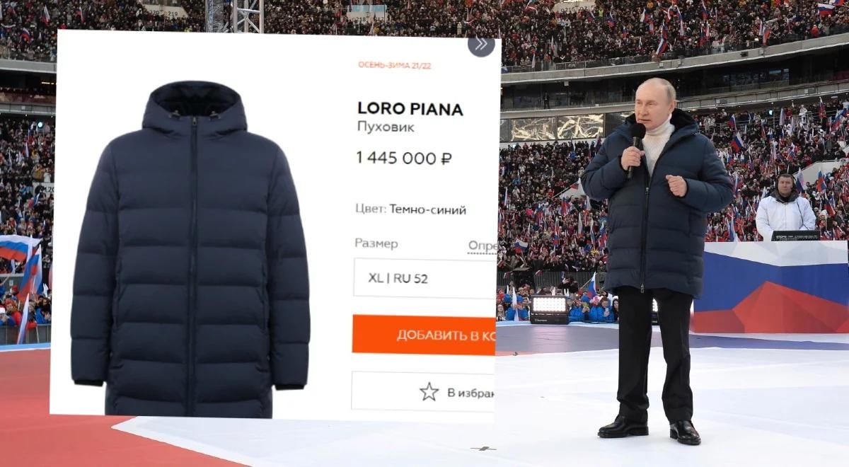 Putin wystąpił w kurtce za 12 tys. euro. Jej producent ostro zareagował