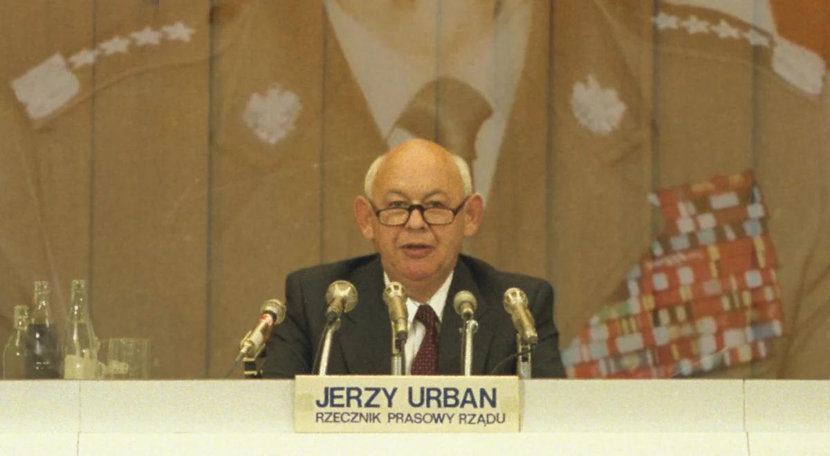 "Makabryczny rzecznik, ponury wesołek". Radio Wolna Europa o Jerzym Urbanie