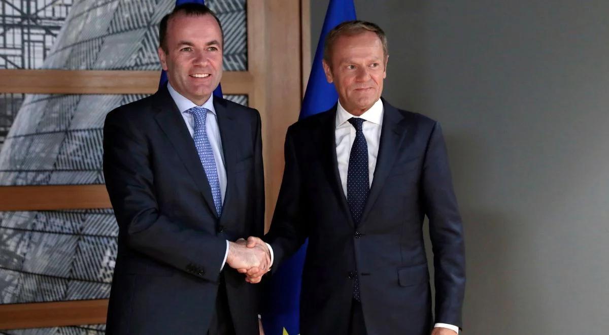 Weber nie stanie do debaty z Morawieckim. "Naszym przedstawicielem w Polsce jest Tusk"