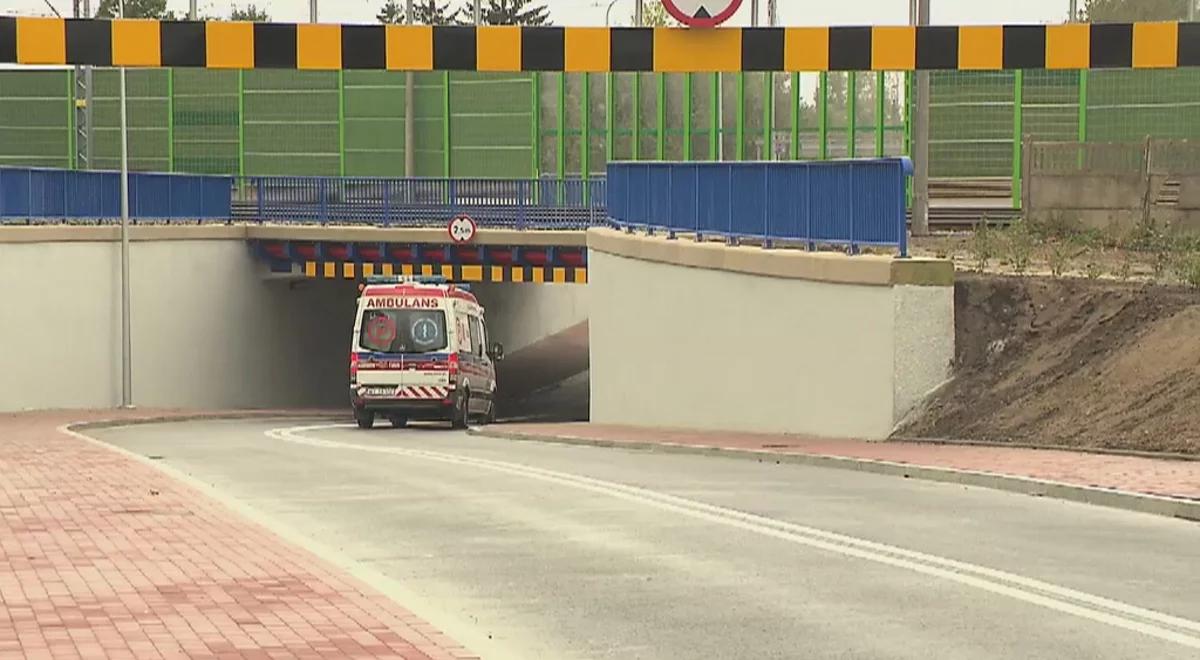Nowy tunel w Grodzisku Mazowieckim za niski dla karetek
