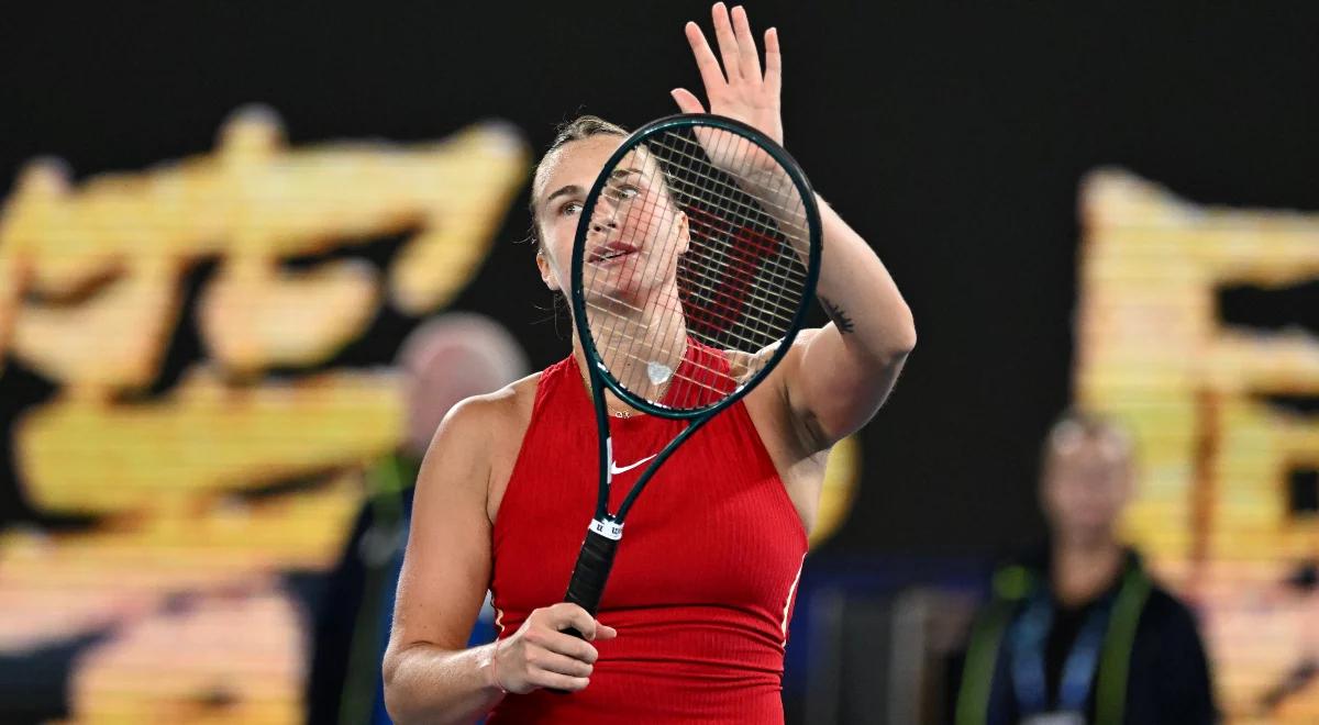 Australian Open: świetny start Sabalenki. Straciła tylko jednego gema