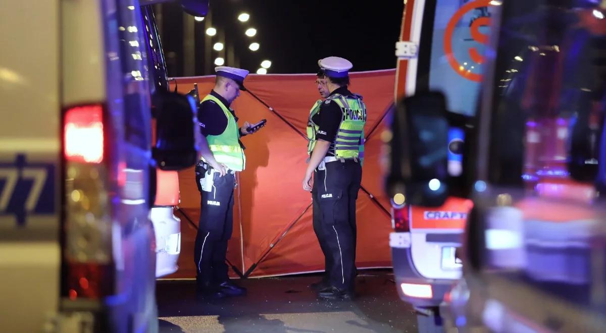 Tragiczny wypadek w Łodzi. Motocykl zderzył się z autem, są ofiary śmiertelne
