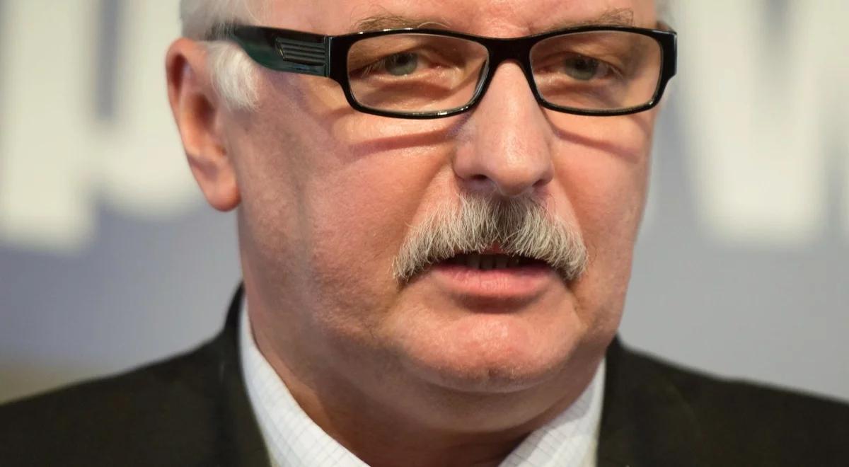Witold Waszczykowski krytykuje rosyjskie śledztwo ws. katastrofy smoleńskiej. "Będzie skarga do Strasburga" 