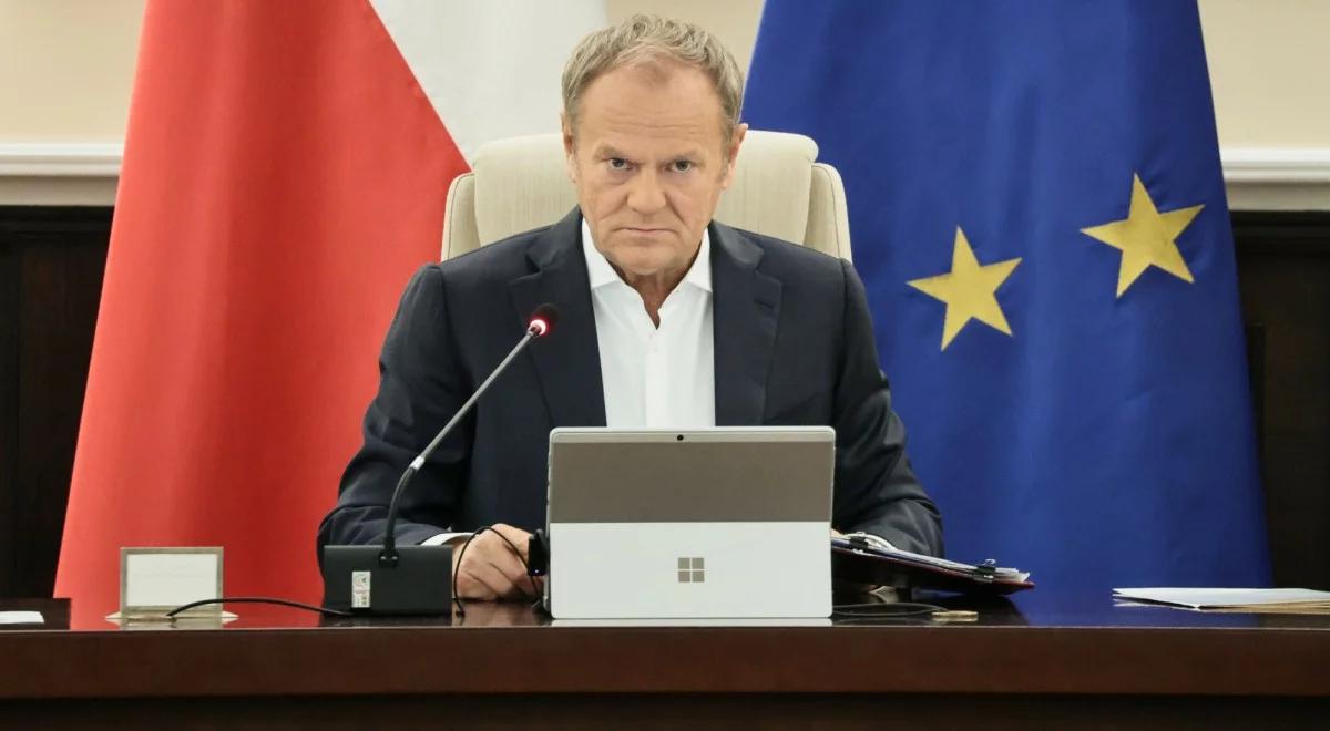 Sprawa Pegasusa i rodziny premiera. Tusk: to świństwo, nie odpuszczę