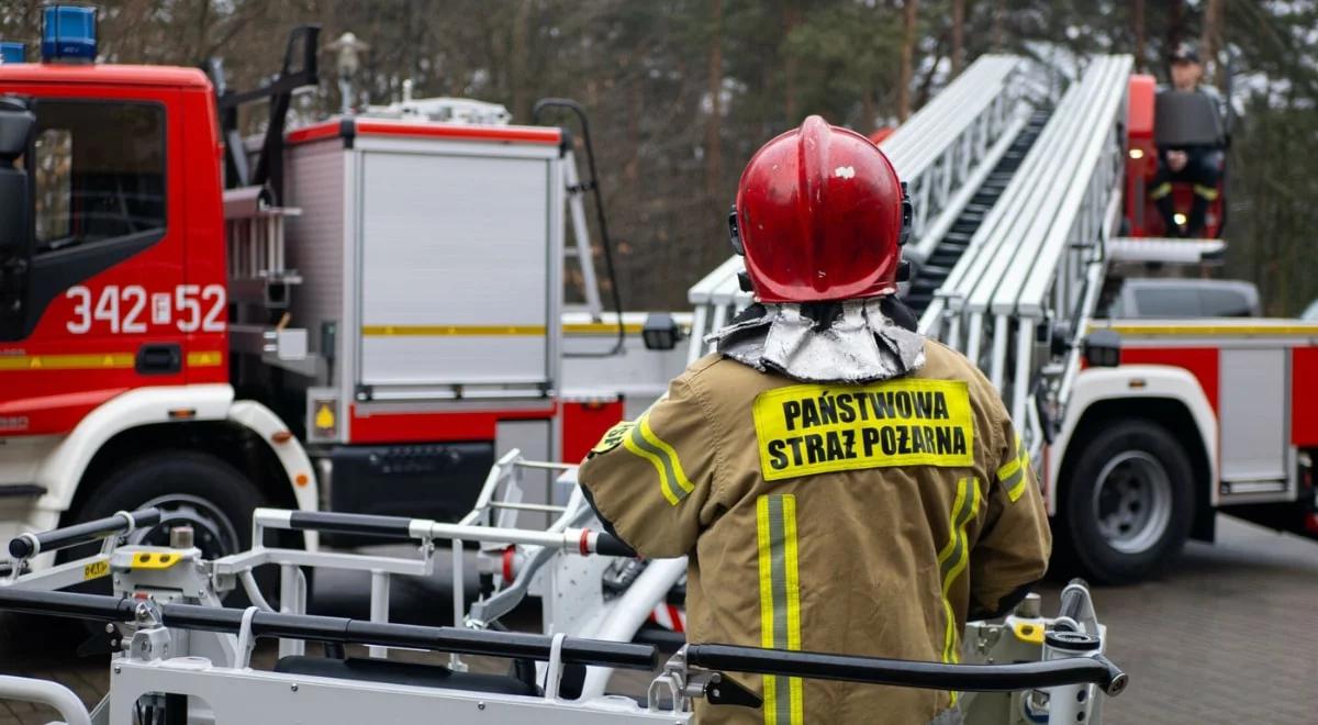 Warszawa. Wyciek amoniaku w zakładach Polfa Tarchomin. Akcja straży pożarnej