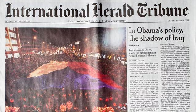 Koniec "International Herald Tribune". Zmienia nazwę