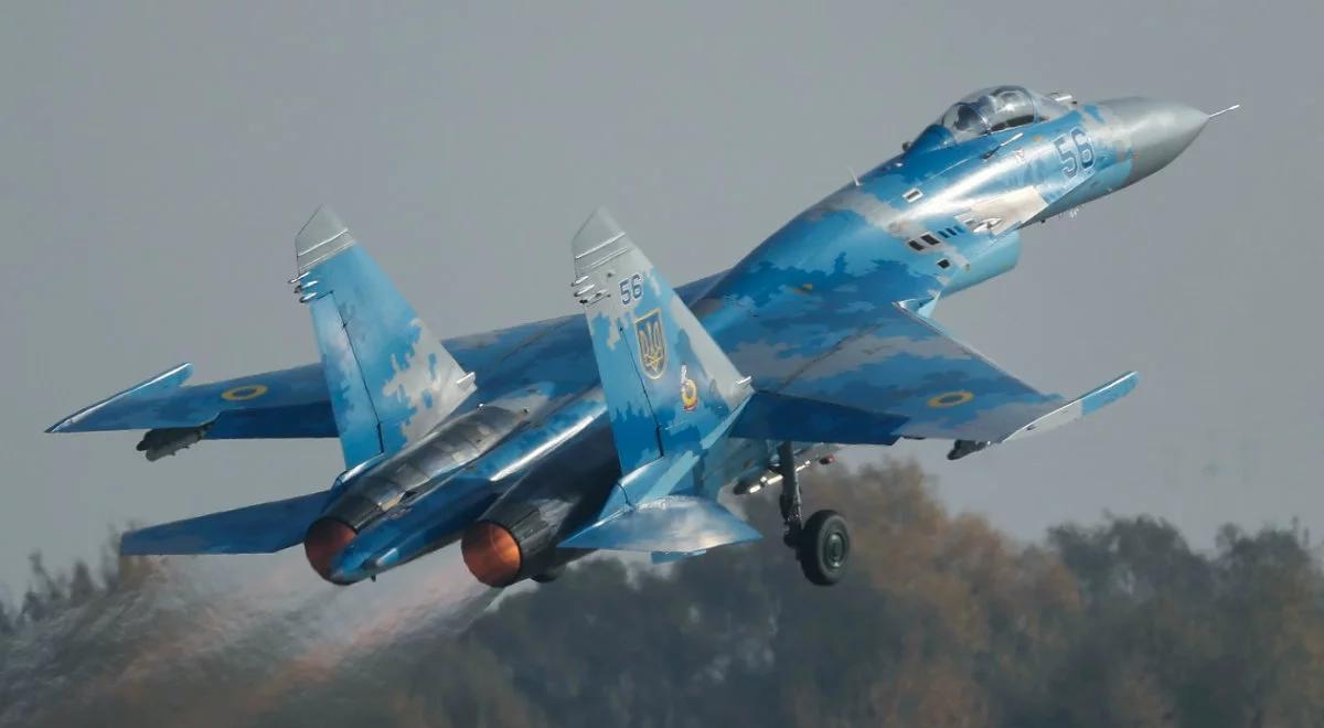 Po katastrofie myśliwca Su-27 na Ukrainie. Ćwiczenia lotnicze będą kontynuowane