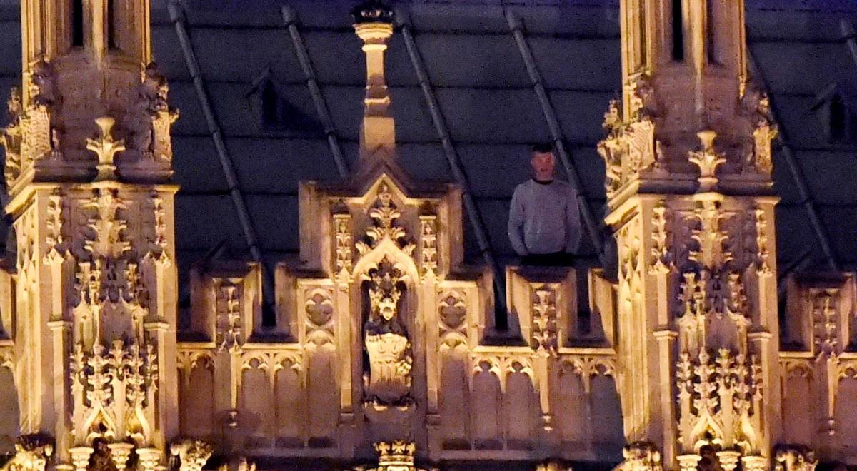 Wielka Brytania: spędził noc na dachu parlamentu. 23-latek aresztowany