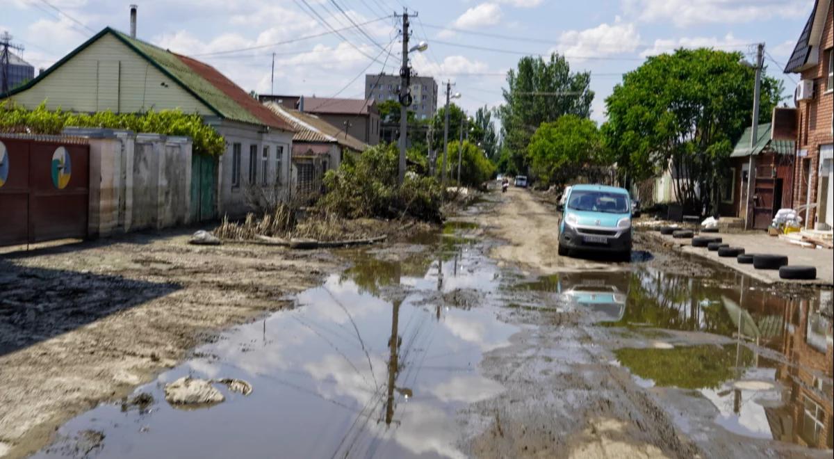 Kolejny akt barbarzyństwa Rosjan. Ostrzelali ukraińskie służby ratunkowe oczyszczające miasto po powodzi