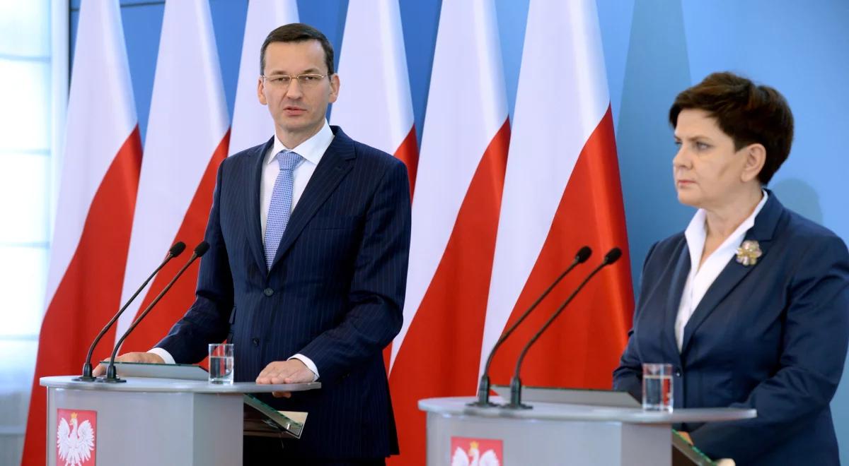 Premier Beata Szydło: plan Morawieckiego ma zielone światło. Wicepremier zapowiada inwestycje