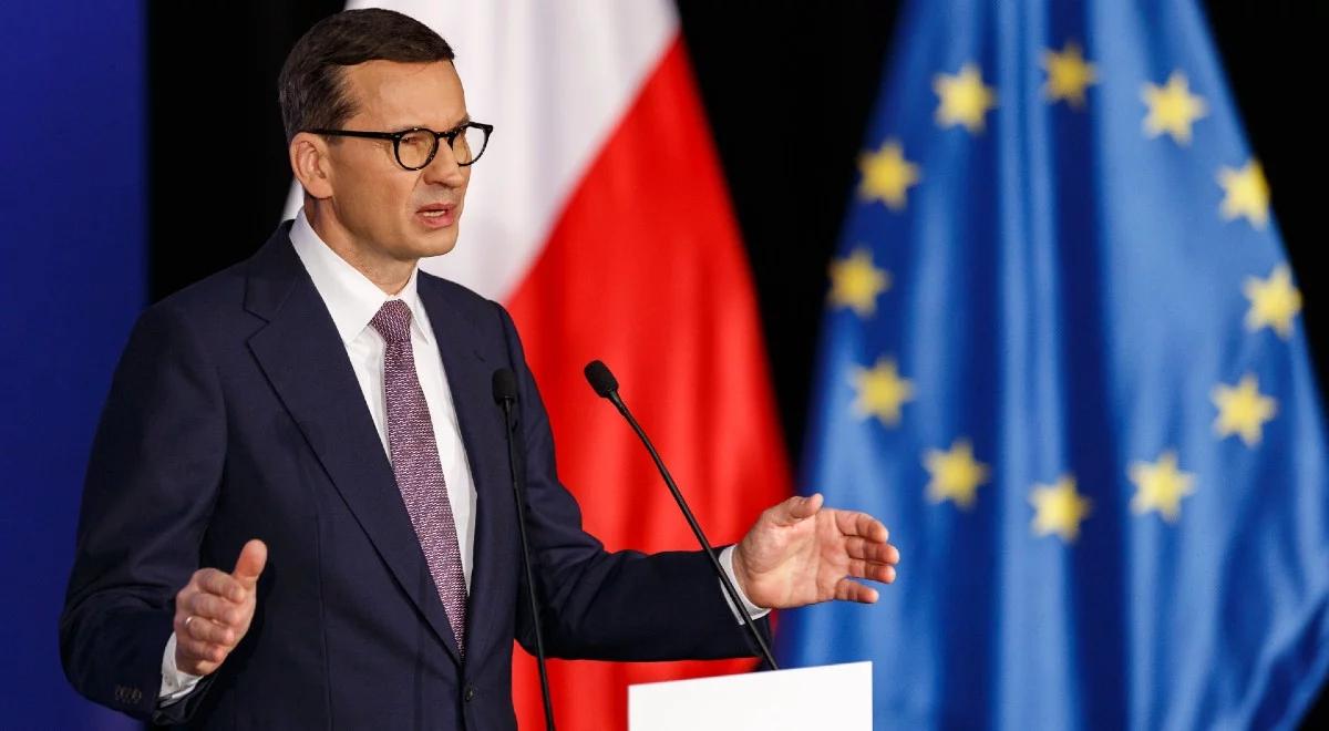Premier Mateusz Morawiecki: miejsce Polski jest i będzie w europejskiej rodzinie narodów