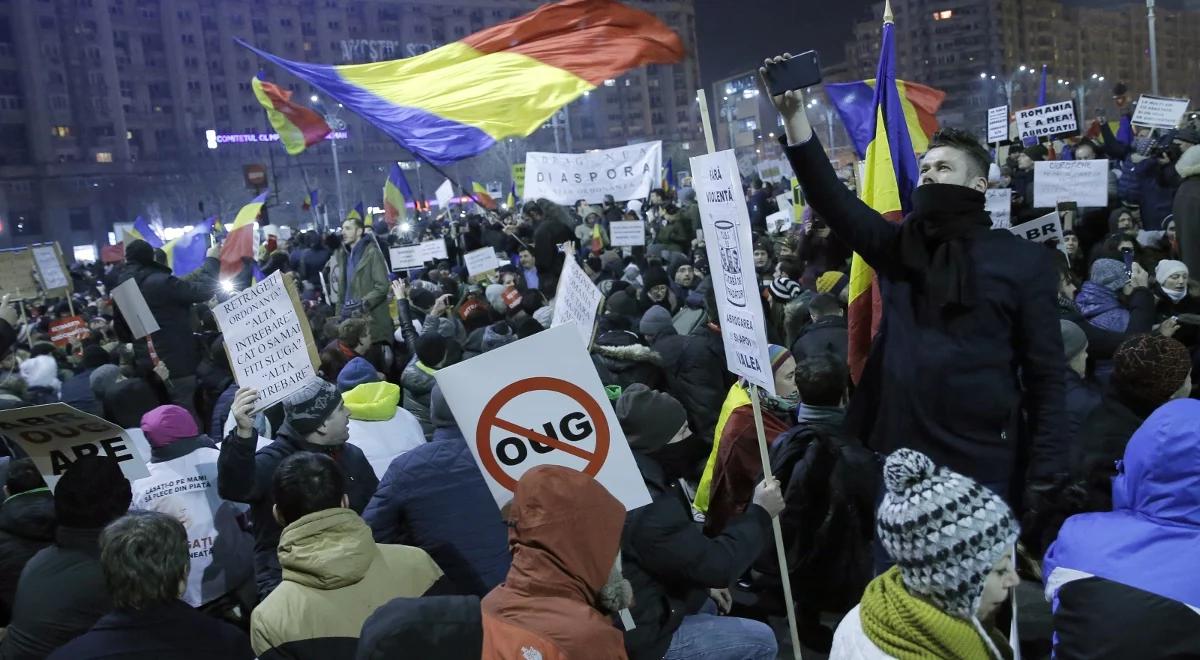 Masowe protesty w Rumunii. Minister sprawiedliwości podał się do dymisji 