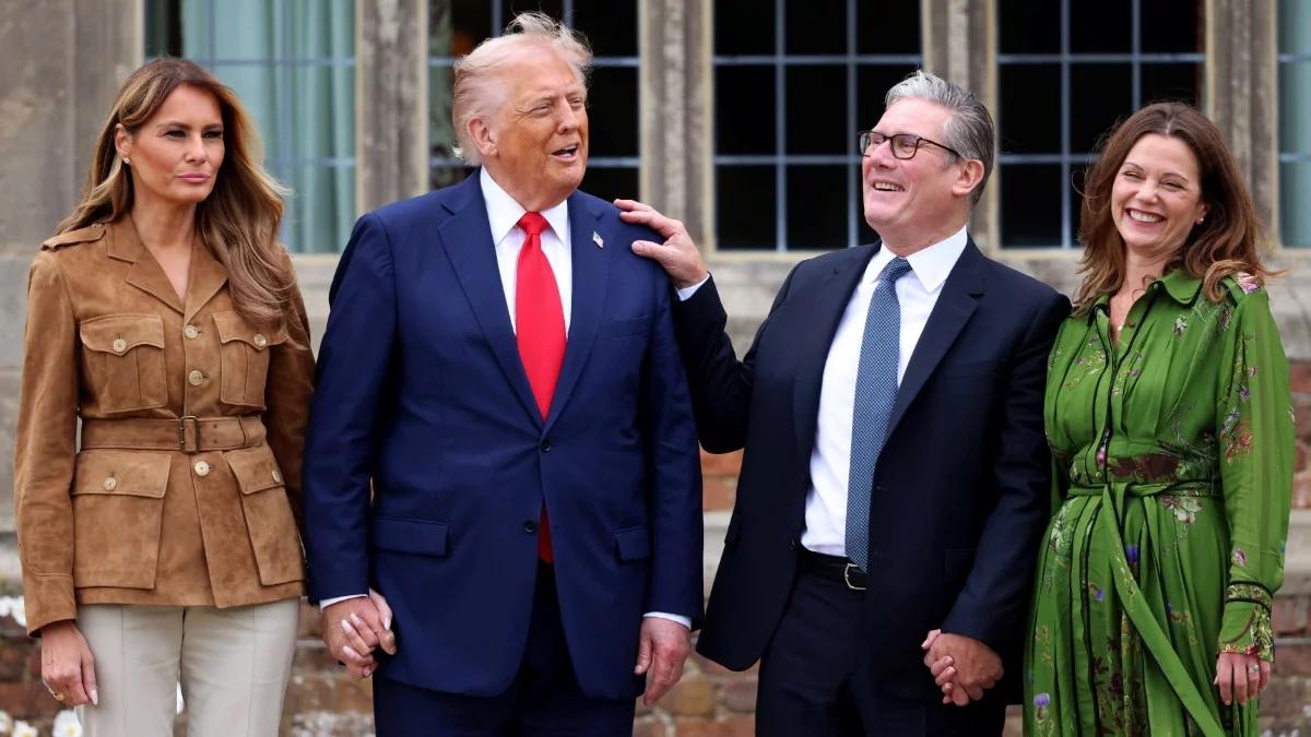 Donald Trump w Wielkiej Brytanii. Biskup: starał się nie "tarmosić i nękać" gospodarzy