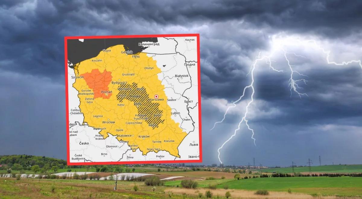 IMGW podnosi poziom alertów. Sprawdź, gdzie jest burza [MAPA]