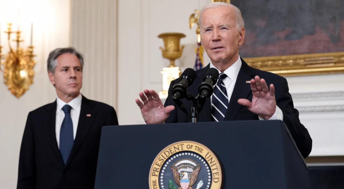 Joe Biden zapewnia o wsparciu dla Izraela. "Nigdy się z niego nie wycofamy"