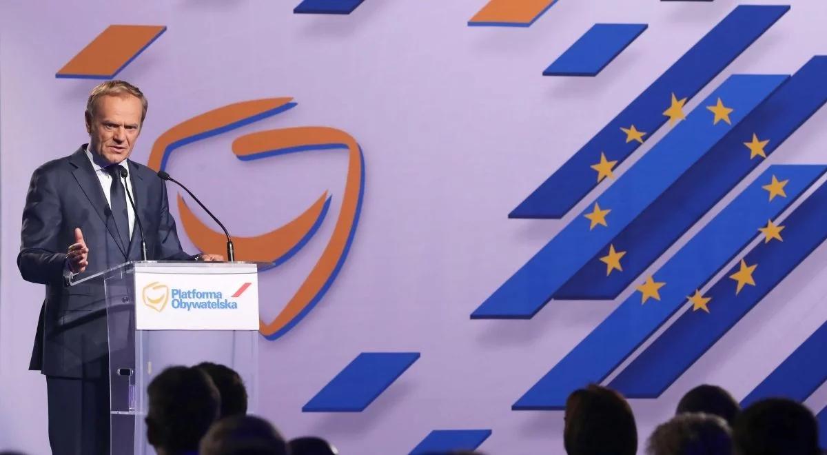 Donald Tusk p.o. przewodniczącego Platformy Obywatelskiej