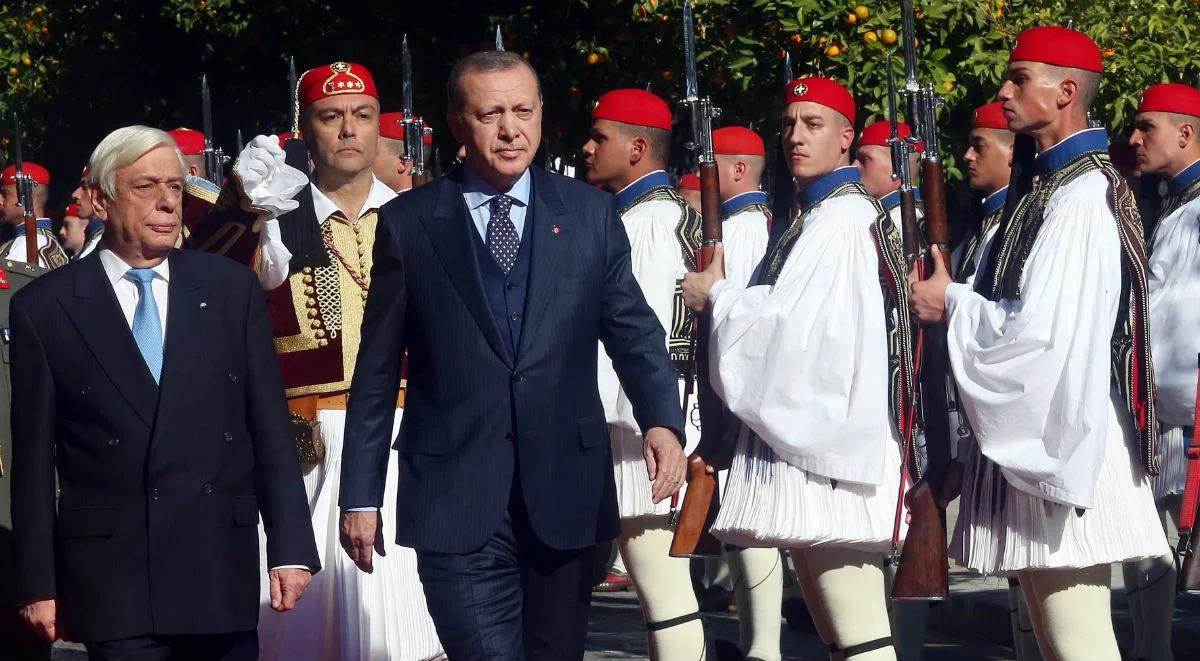 Grecja: Erdogan w Atenach domaga się "aktualizacji" traktatu z Lozanny, regulującego granice