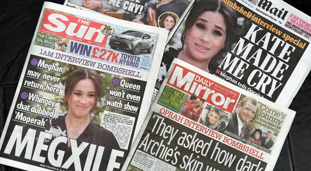 Echa wywiadu Harry'ego i Meghan. Brytyjskie media: szkody trudne do naprawienia