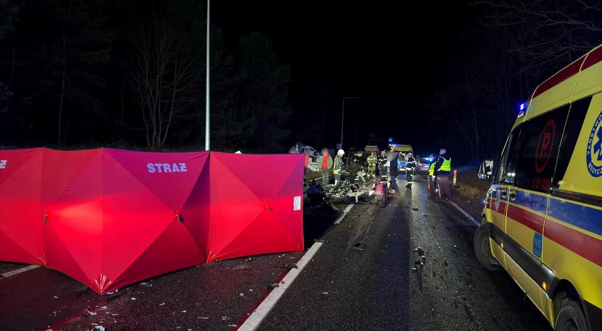 Tragiczny wypadek w kujawsko-pomorskim. Dwie osoby nie żyją, jedna jest ranna