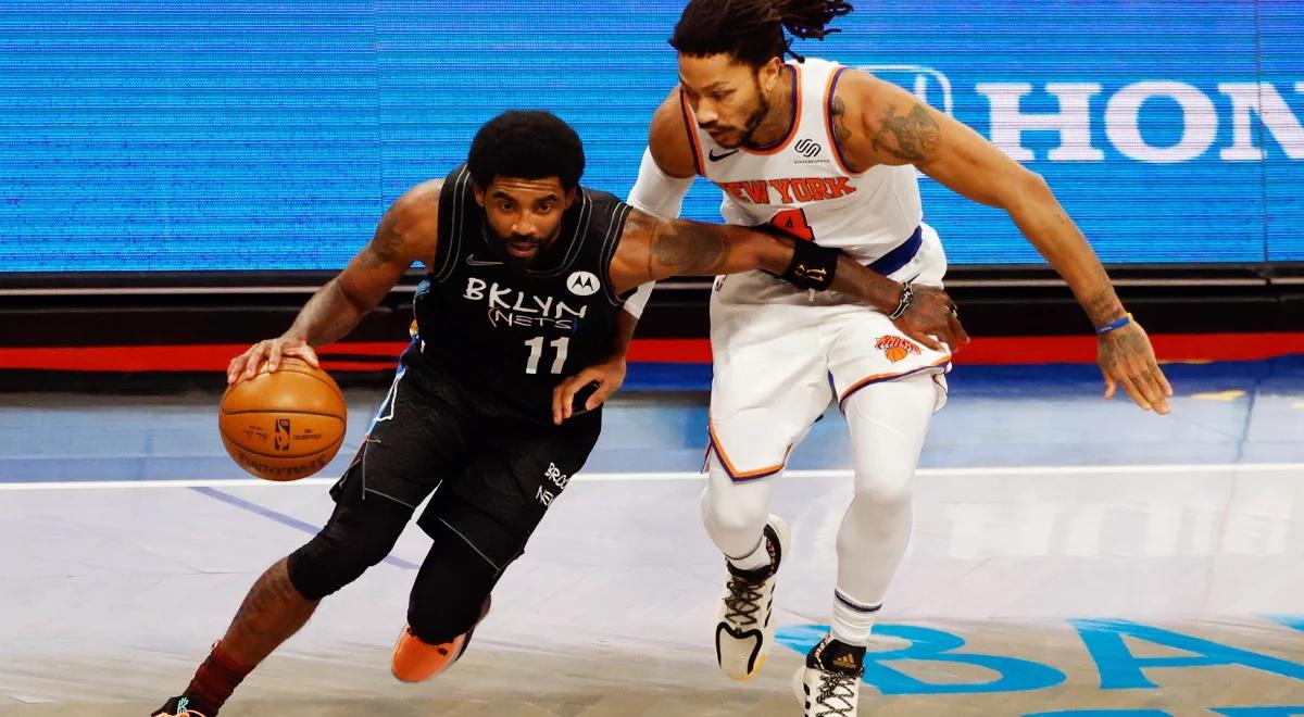 NBA: Kyrie Irving bohaterem derbów Nowego Jorku. Kontuzja Hardena nie przeszkodziła Nets 