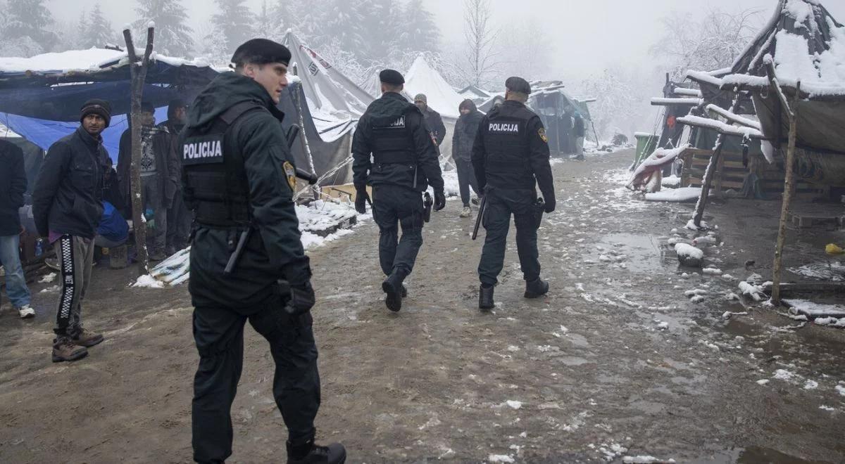Setki migrantów starły się z policją. Niespokojnie w Bośni i Hercegowinie