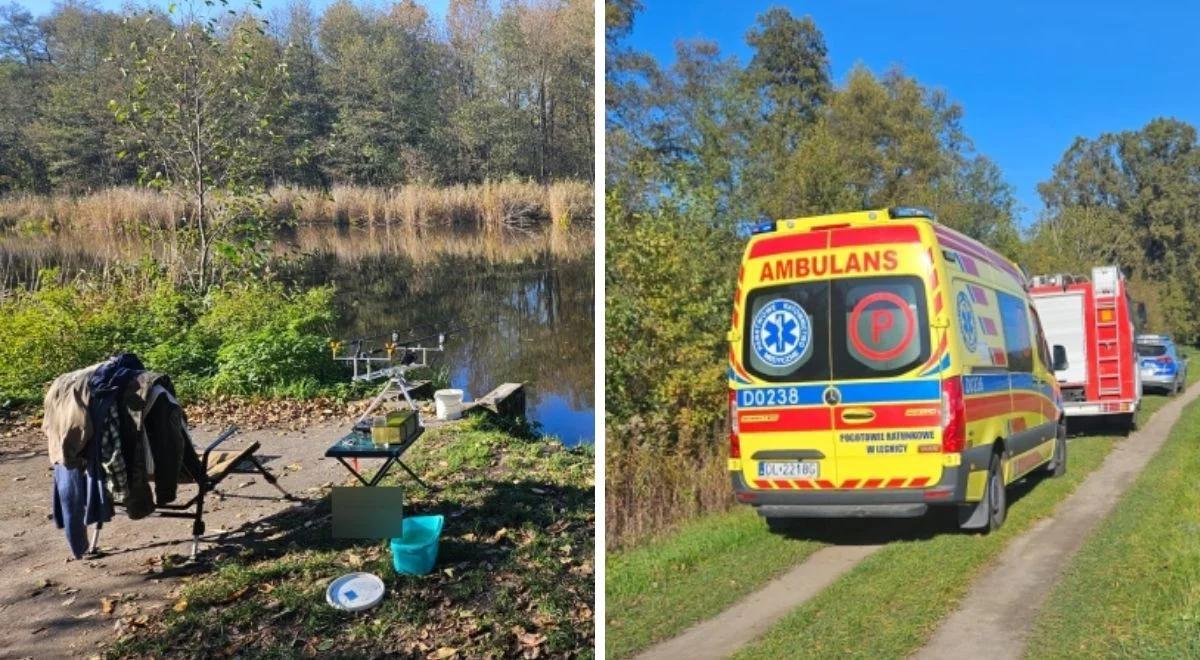 Wędkarz wskoczył do wody odplątać łódkę. Nie pomogła długa reanimacja