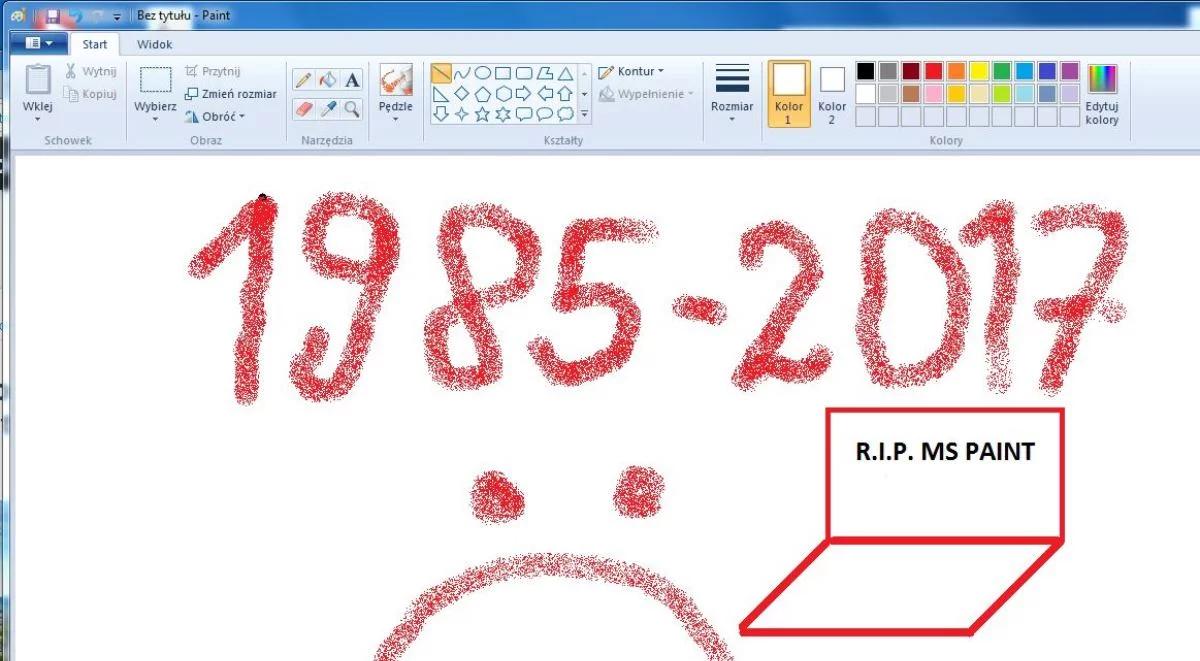 Po 32 latach Microsoft usuwa Painta – najpopularniejszy program do tworzenia grafik