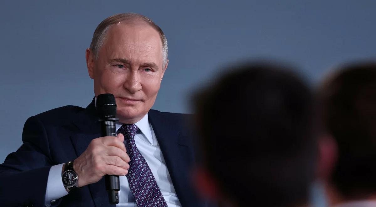 Putin mówił o końcu wojny w Ukrainie. Wspomniał o broni jądrowej
