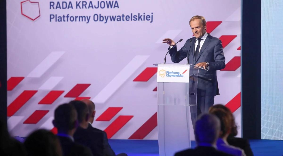 "To jest histeryczny powrót". Fogiel o przejęciu kierownictwa w PO przez Tuska