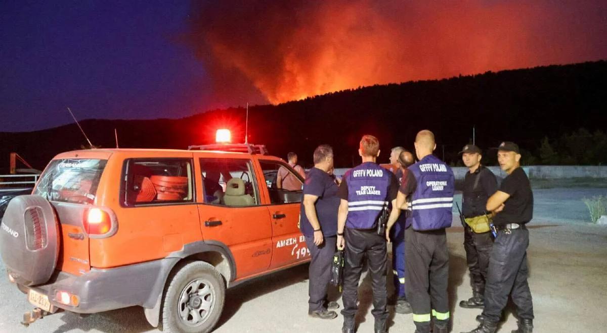 Polscy strażacy rozpoczęli akcję w Grecji. Będą gasić pożary w okolicach Aten