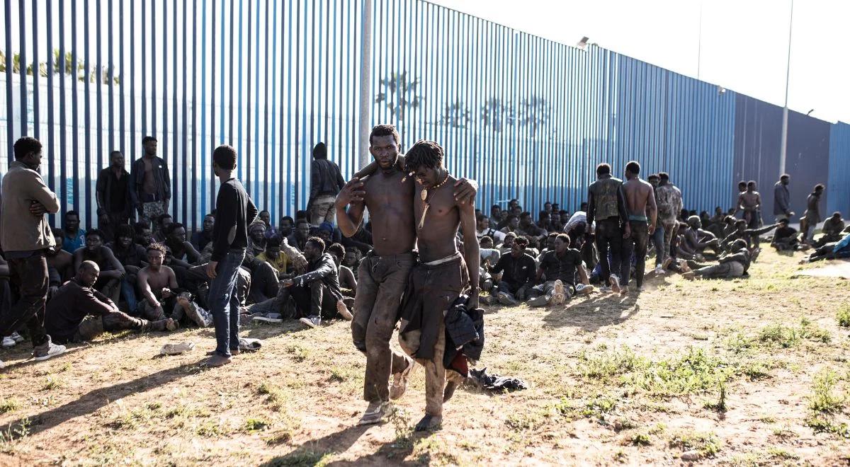 Zmasowany szturm migrantów w Melilli. Nie żyje co najmniej kilkanaście osób