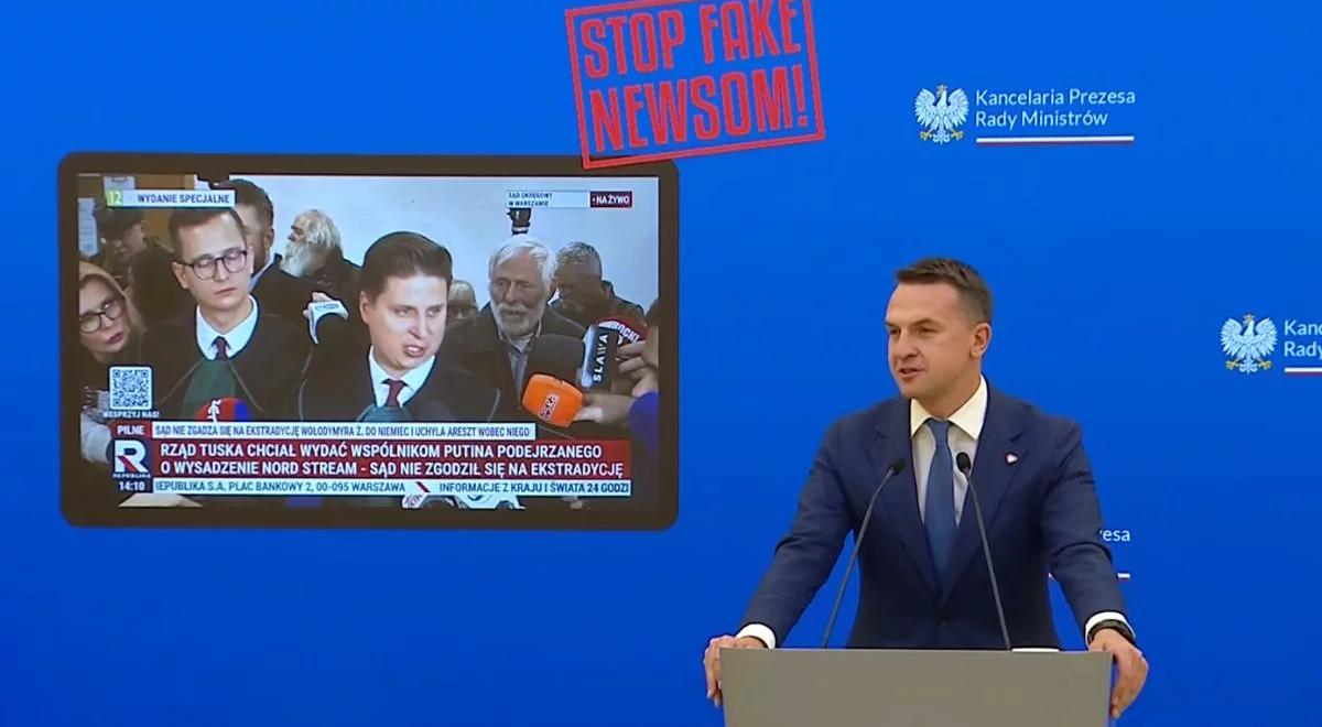 Szłapka reaguje na pasek TV Republika. "Powinni przeprosić"