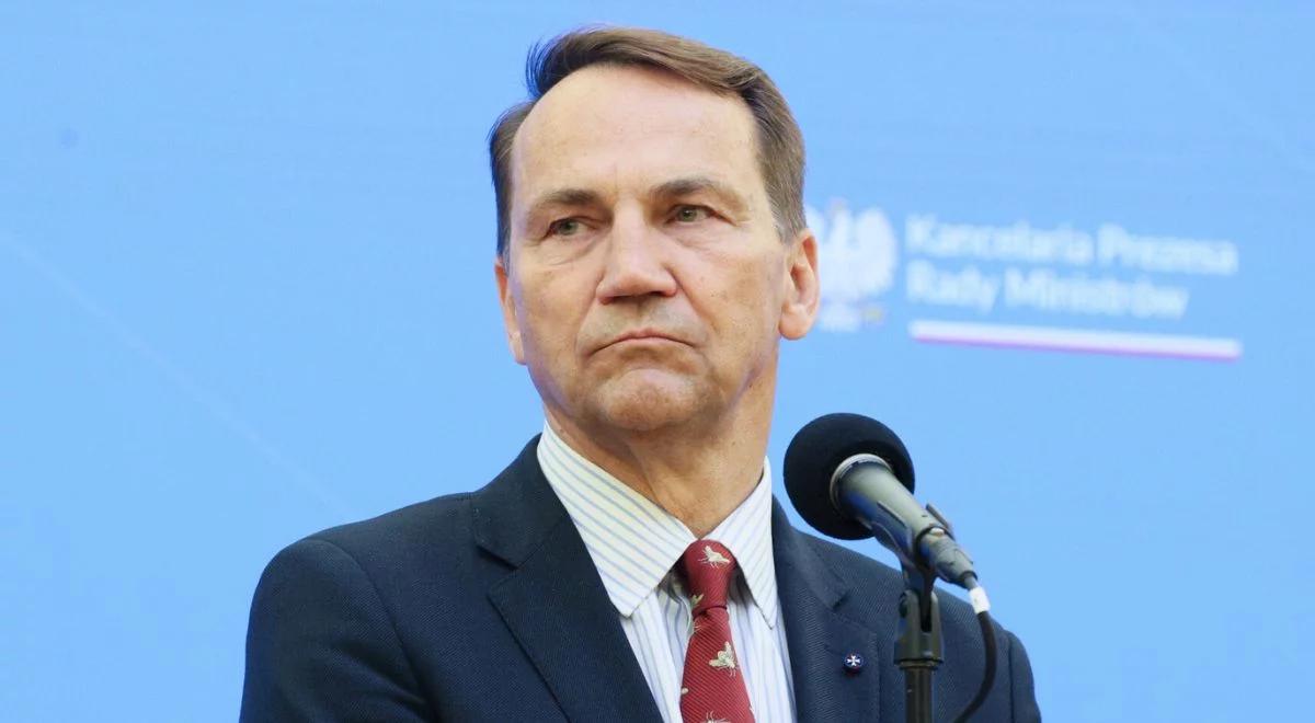 Sikorski odpowiada Trumpowi. "To nie były pomyłki"