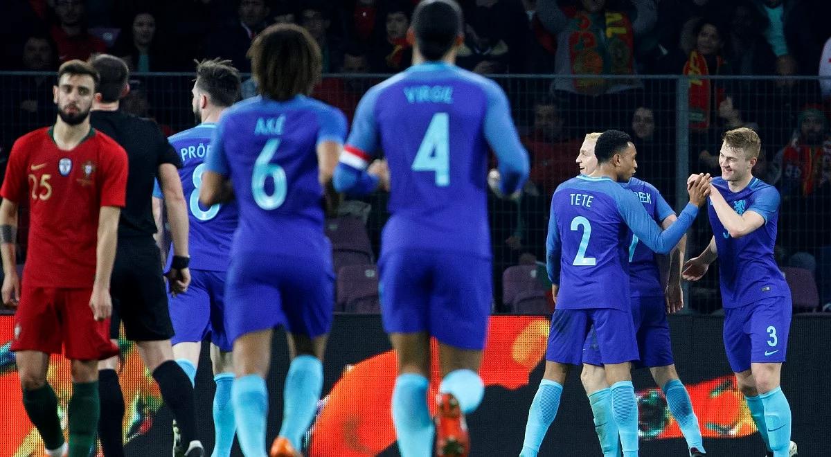 Portugalia bez szans w meczu towarzyskim z Holandią. Mistrzowie Europy kończyli mecz w dziesiątkę 