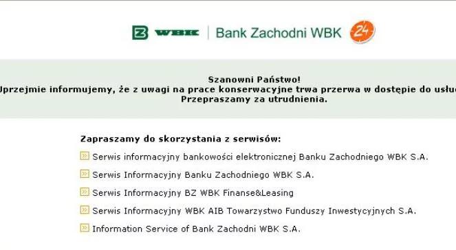 1,5 miliona klientów BZ WBK bez dostępu do pieniędzy