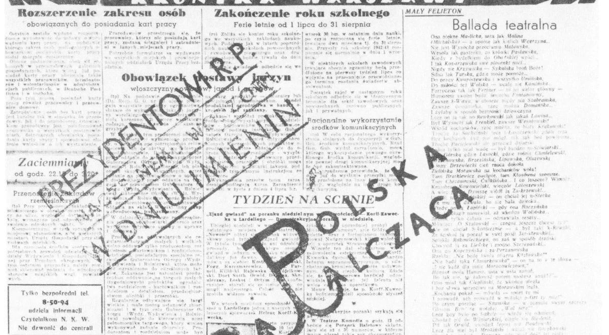 Mały sabotaż. "Trzeba było dążyć do podniesienia nastrojów społeczeństwa"