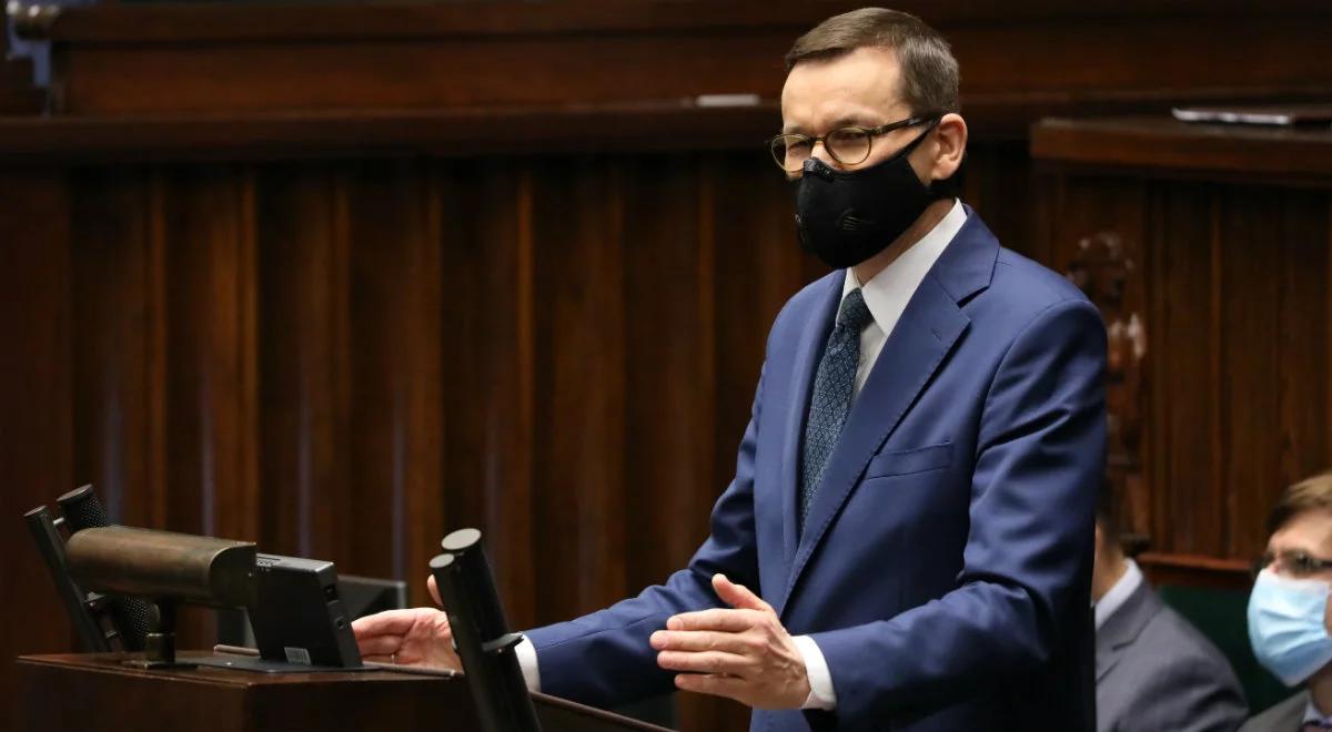 Premier do posłów PO: jesteście opozycją zewnętrzną wobec polskich interesów