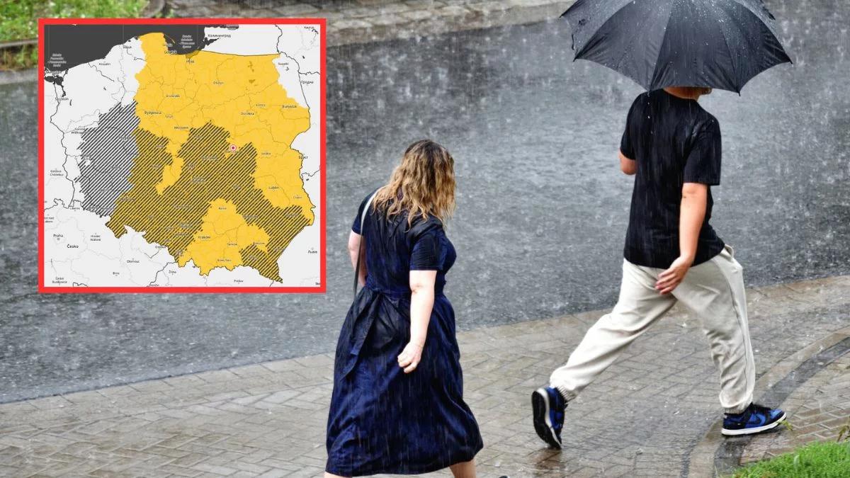 Burze, grad i ulewy. IMGW ostrzega 14 województw