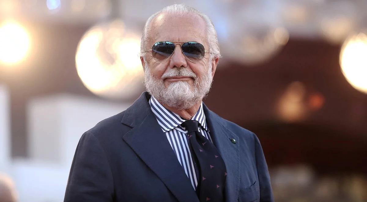 Serie A: ekscentryczny pomysł prezesa Napoli. Aurelio de Laurentiis mówi "nie" piłkarzom z Afryki