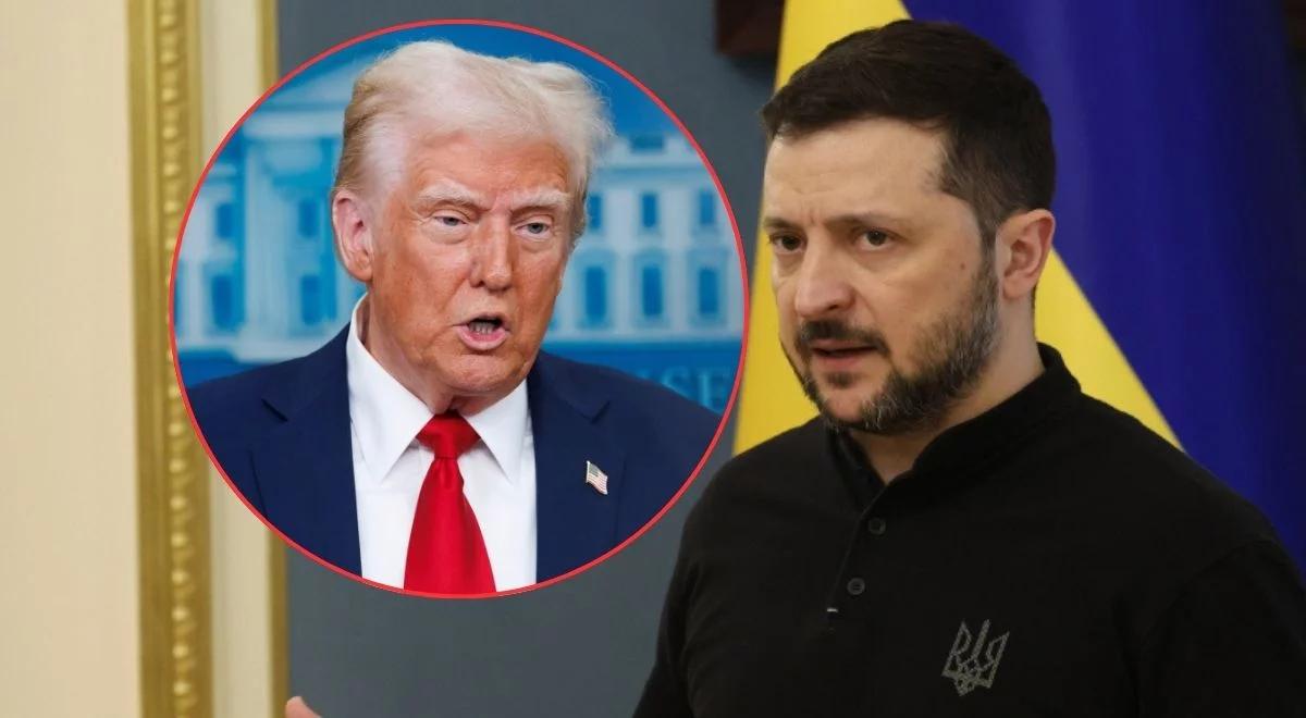 Zełenski odrzuca pomysł Trumpa ws. elektrowni. "Prezent dla Putina"