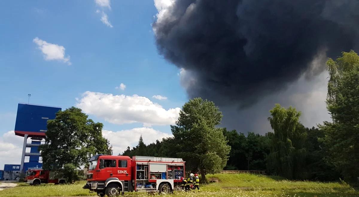 Dolny Śląsk: pożar nielegalnego składowiska odpadów. Ewakuowano górników