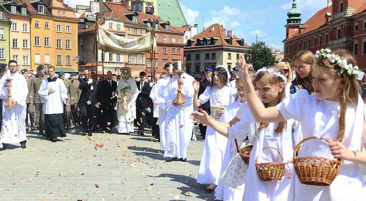 Uroczystości Bożego Ciała: kardynał Kazimierz Nycz apeluje o jedność Polaków